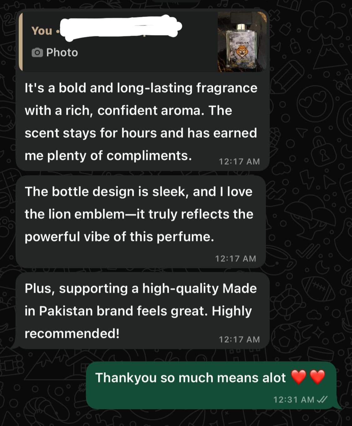 Customer review photo