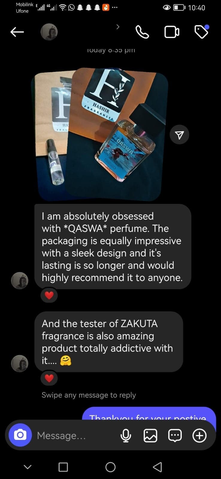 Customer review photo