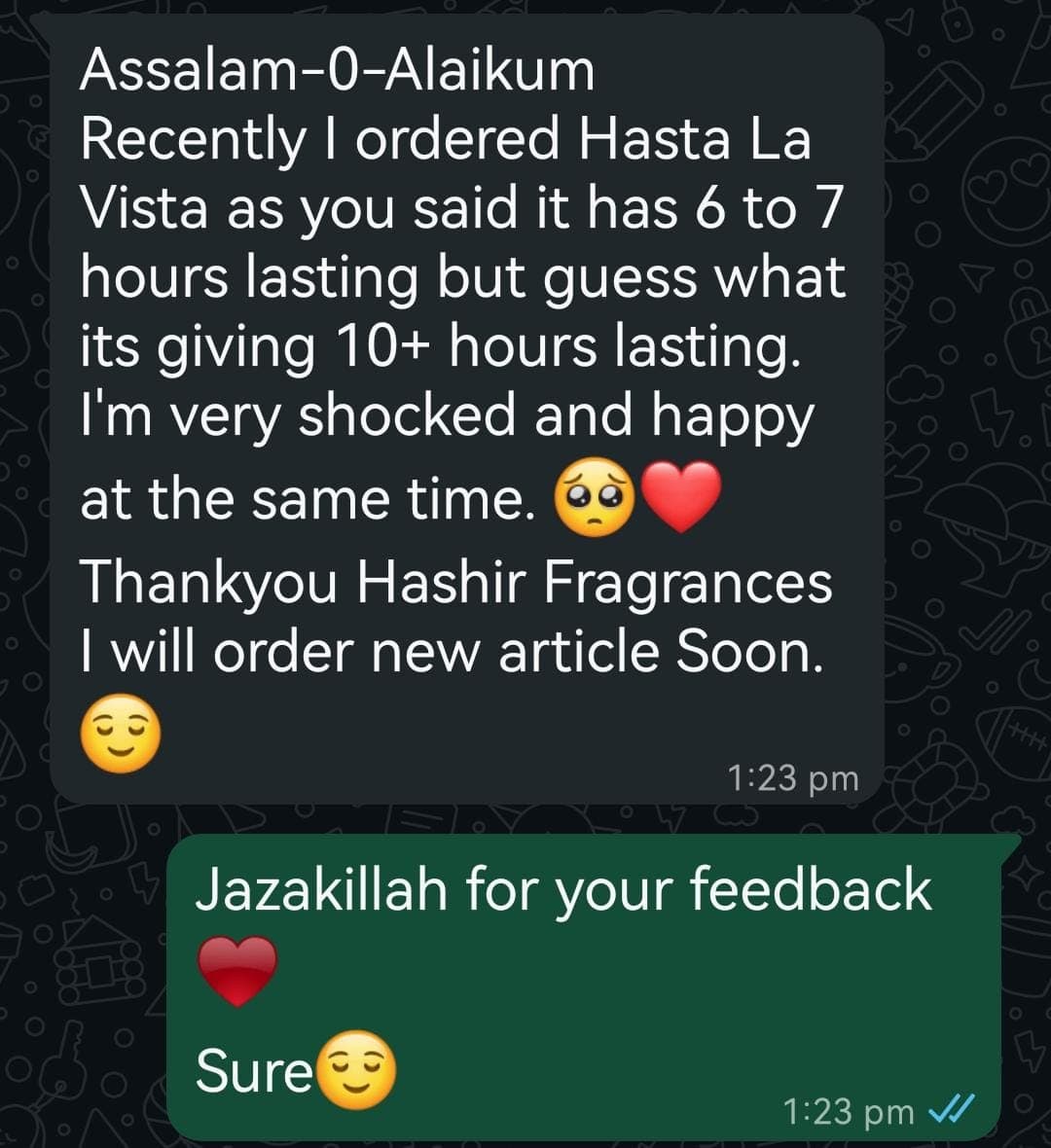 Customer review photo